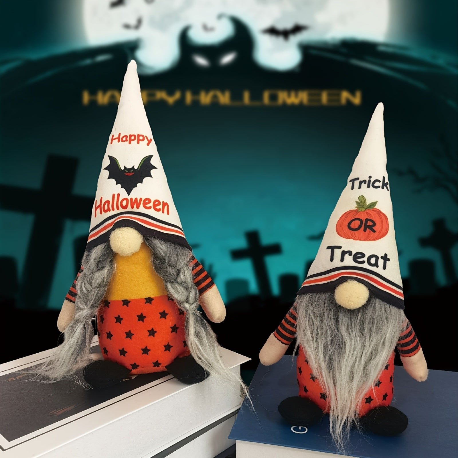 Halloween Faceless Doll Rudolf Short Leg Goblin Pumpkin Doll Bat Festival Party Decoration Halloween Faceless Doll Rudolf Short Leg Goblin Pumpkin Doll Bat Festival Party Decoration